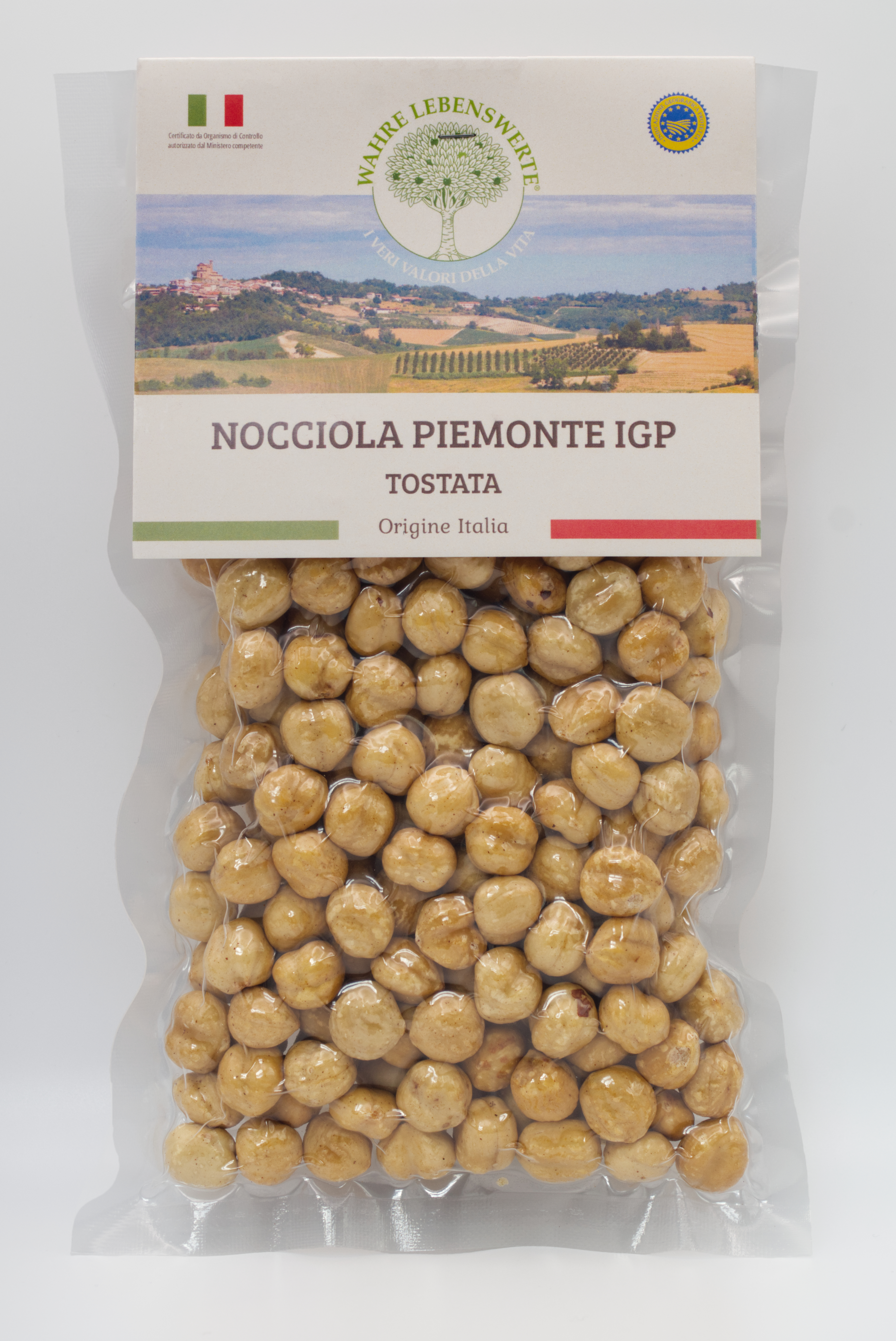 Geröstete Haselnüsse aus Piemont im Vakuumbeutel 1 kg